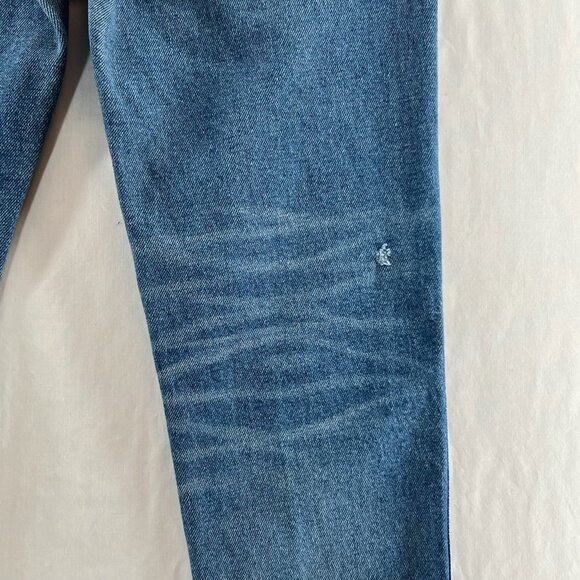 Rivet & Thread High Rise Stovepipe Straight Leg Jeans Size 27 Stretch Denim Blue - Picture 10 of 15